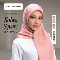120X120cm SALWA VOAL ULTRAFINE SQUARE HIJAB 120X120cm