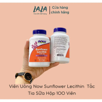 Viên Uống Now Sunflower Lecithin Tắc Tia sưɑ~ Hộp 100 Viên
