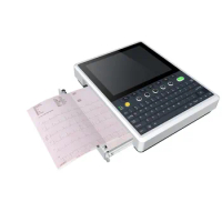 Portable Price EKG Monitor Clinical Analytical Instrument Three-pronged Leads 12 Channel ECG Electrocardiogram Machine