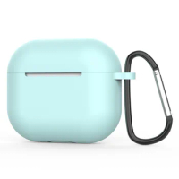 Silicone Earphones Cover For Airpods 3 Case Cover Headphone Accessories Protective Box For Apple Airpods 3rd Case Bag With Hook