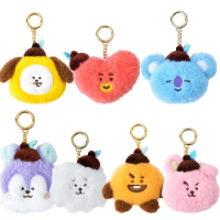 Kawaii Bt21 Hope In Love Series Plush Doll Keychian Anime Chimmy Cooky Koya Shooky Rj Cartoon Cute Plushie Bag Pendant Gifts Toy