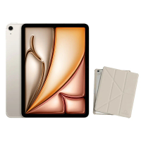 【新上市】2024 iPad Air M2 13吋WiFi 128 星光色+殼