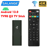 TV98 Q3 Mini Smart TV Stick Android 13 Quad Core Cortex Support 4K Video Android 13.0 TV BOX 2024 New