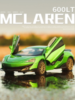 邁凱倫600LT合金車模聲光回力男孩玩車收藏擺件720S仿真汽車模型