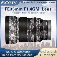 SONY FE 35mm f/1.4 GM Lens Skin Decal Sticker For Sony FE 35mm F1.4 GM Lens Protector Anti-scratch Cover Film Sticker