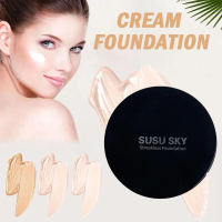 Palet Asas Krim, Pelembap Sutera, Concealer, Mekap Tahan Lama, Untuk Kulit Kusam, P6H5 / H6B4
