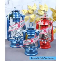 LAMPU BADAI / LAMPU PETROMAK / LAMPU LENTERA MINYAK TANAH / LAMPU KAPAL Sedang Biru