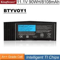 KingSener BTYVOY1 Laptop Battery for Alienware M17x R3 R4 7XC9N C0C5M 0C0C5M 05WP5W 5WP5W CN-07XC9N 318-0397 451-11817 90WH