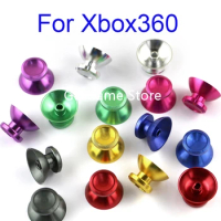 50sets= 100pcs For Microsoft Xbox 360 Gamepad Controller Aluminum Metal Analog Joystick thumb Stick grip Cap