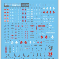 D.L high quality Decal water paste For MG 1/100 IBO ASW-G-08 Barbatos type 4 Details Enhanced UC45 DL175