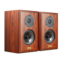 PAIYON Z3 Passive Bookshelf Speaker 50W HIFI EXQUIS 5'' Woofer Real Wood Speakers