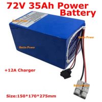 Brand cells 72v 35ah battery 72v 30ah lithium battery 80A 50A Vehicles for electric bike 72v 3000w motor 5000w tricycle scooters