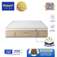 Uniland Springbed Rivera Luxury Plushtop Marylin Latex Hanya Kasur 100 x 200 Grey