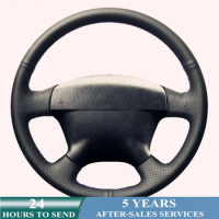 Customized Car Steering Wheel Cover Braid Leather Car Accessories For Honda Civic 2000-2005 Civic Hybrid 2003 Stream 2001