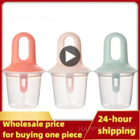 Mini Ice Cream Ice Pops Milkshake Mold Portable Food Grade Popsicle Mould Children Baby Homemade Food Supplement Tools