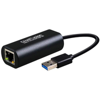 【最高9%回饋 5000點】      伽利略 USB3.0 Giga Lan 網路卡 鋁合金(黑) AU3HDVB