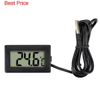 100Pcs/lot Mini Digital LCD Thermometer Temperature Sensor Automatic Control Fridge Freezer Thermometer Tpm-10
