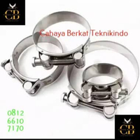 Clamp Stainless / Klem Superior Stainless SS 304 / Hose Clamp Heavy Duty uk size : 149 - 161 mm , 16