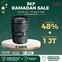 BKP Canon EF 16-35mm F/4L IS USM Lensa Kamera Black