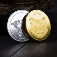 SHIBA Souvenir Metal Gold Plated Physical SHIBA shiba in Coin Souvenir Commemorative Coins Collectib