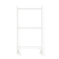 【MUJI 無印良品】SUS追加用側片25cm/亮面淺灰/迷你(大型家具配送)