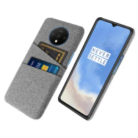 Oneplus 7T For Oneplus 7T Case Luxury Fabric Dual Card Cover For Oneplus 7T Phone Case For One plus 7T HD1901 HD1903 HD1900