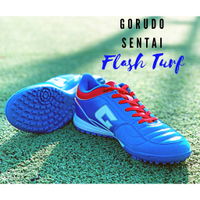 hot sell  GORUDO SENTAI รุ่น FLASH Turf ( ร้อยปุ่ม #Blue Red สีน้ำแดง 100 ปุ่ม และ ไซส์ ให้เลือกจ้า )  hot sell