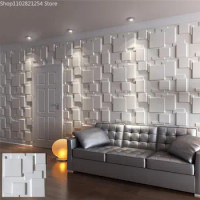 3D Wall Panel Sticker Ceiling Panel Plastic Mould For Tile Panel Mould Plaster Wall Stone Wall Art Decorative Plastic Form 30cm
