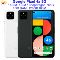 Google Pixel 4a 5G Pixel4a 6GB RAM 128GB ROM 6.2" OLED NFC Snapdragon Octa Core Unlocked Android Original Cell Phone