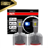 SUKIOTO GENUINE D1S LED D2S D2R D3S D4S D4R D5 D8 LED Lights For Car Headlights 70W Canbus LED Bulbs Lamps 6000K Plug and Play
