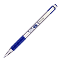 (美版)日本ZEBRA不鏽鋼原子筆F-301 0.7mm BP(筆芯：藍色0.7mm油性)圓珠筆ball pen