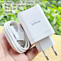 Charger TYPE-C 33 Watt Infinix Hot 11S/Reno 12/Hot 12 ORI SUPER FASTCHARGING 33W
