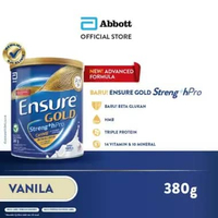 Ensure Gold StrengthPro Vanila 380 g - Nutrisi Dewasa Rendah Laktosa