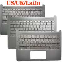 NEW US/UK/Latin LA laptop Keyboard For HP Pavilion 14-DQ 14S-DR 14Z-FQ TPN-Q221 EA0PA003010 No backlit
