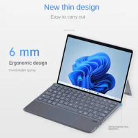 Bluetooth-compatible Keyboard Ergonomic Design Trackpad Ergonomic Bluetooth Keyboard Type Cover for Surface Go 3/2 Backlit