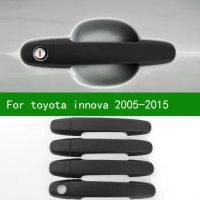 Accessory glossy black car Side Door Handle cover trim For TOYOTA innova 2005-2015 2012 2010 2008 2009 2007 2011 2014 2013 2006