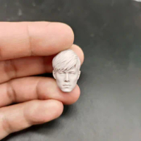 1/12 Scale Asian Super Star Jay Chou Head Sculpt Unpainted Fit 6" ML SHF MAFEX Mezco Figure