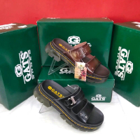 GATS SENDAL GATS AXIS 02 SENDAL SELOP PRIA KULIT TERBARU DAN ORIGINAL DENGAN DESAIN MODERN DAN KUALI