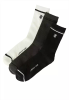DIVERSE Pack of 3 Logo with Stripe Socks
