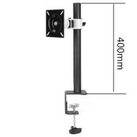 DL-T500-140 pivot rotate clamp base steel single computer monitor stand lcd monitor mount bracket desktop computer desk stand