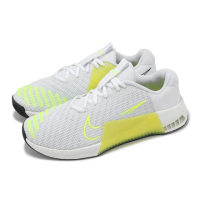 【NIKE 耐吉】訓練鞋 Wmns Metcon 9 女鞋 白 黃 緩衝 穩定 多功能 運動鞋(DZ2537-105)