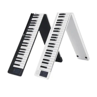 Portable 88 Keys Foldable Piano Digital Piano Multifunctional Electronic Keyboard Piano for Student Musical Instrument