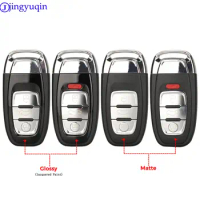 jingyuqin 3 Buttons Smart Remote Car Key Shell Cover Case Fob For Audi A4L A6L Q5 A5 754C / 754G With Blade