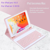 Keyboard Case For iPad pro 10.5 2017 Wireless Bluetooth Keyboard Case for Apple iPad Air 3 10.5 2019