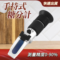【儀器大師】手持光折射儀甜度計0-90%果汁 含糖量檢測儀 PSM90-F(水果糖度計 甜度計 光折射糖度儀)