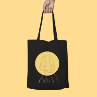 SERBA SEPULUH - Tote Bag Tas Jinjing Wanita/Pria Bahan Kanvas Ukuran Besar 35x40 Muat Laptop 13 Inch