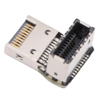 Pasang dan Gunakan 10G Penyesuai USB3.1 Jenis E 90 Darjah Antara Muka TYPE-E Penukar Header USB3.1 J