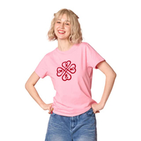 เสื้อยืดผู้หญิง  รุ่น  P1WT261TB065PK สี ชมพู