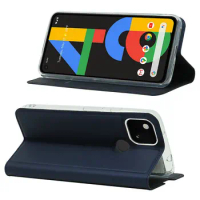 Pixel 5A Wallet Case Pixel5 Retro PU Leather + Soft TPU Business Magnetic Closed Flip Cover for Google Pixel 5 XL 5A 4A Capa