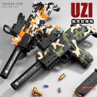 拋殼UZI軟彈槍下供彈烏茲EVA軟彈槍手動上膛吃雞裝備沖鋒槍玩具槍
